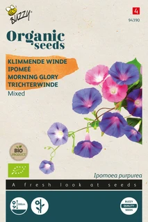 Buzzy® zaden - Organic Ipomoea, Klimmende Winde gemengd  (BIO) - afbeelding 1