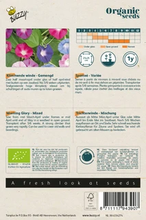 Buzzy® zaden - Organic Ipomoea, Klimmende Winde gemengd  (BIO) - afbeelding 2