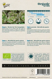 Buzzy® zaden - Organic Kropsla Wonder van Vier Jaargetijden  (BIO) - afbeelding 2