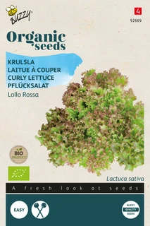 Buzzy® zaden - Organic Krulsla Lollo rossa  (BIO) - afbeelding 1