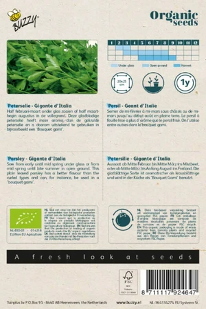 Buzzy® zaden - Organic Peterselie Gigante d'Italia  (BIO) - afbeelding 2