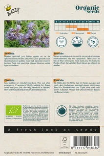 Buzzy® zaden - Organic Phacelia, Bijenvoer (BIO) - afbeelding 2