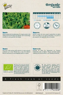 Buzzy® zaden - Organic Rucola (BIO) - afbeelding 2