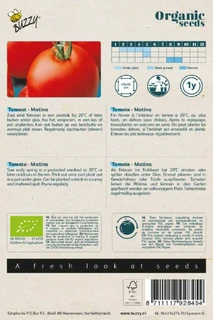 Buzzy® zaden - Organic Tomaten Matina (BIO) - afbeelding 2