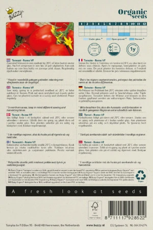 Buzzy® zaden - Organic Tomaten Roma VF (BIO) - afbeelding 2
