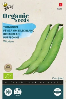 Buzzy® zaden - Organic Tuinbonen Witkiem (BIO) - afbeelding 1