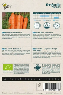 Buzzy® zaden - Organic Winterwortelen Berlikumer 2 (BIO) - afbeelding 2