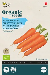 Buzzy® zaden - Organic Winterwortelen Flakkese 2 (BIO)