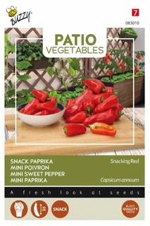 Buzzy® zaden - Patio Veggies - Snack Paprika Snacking Red - afbeelding 1