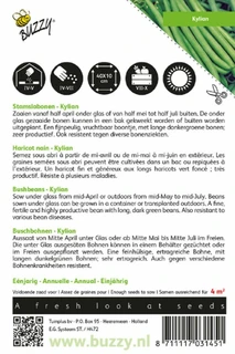Buzzy® zaden - Stamslabonen Kylian - afbeelding 2