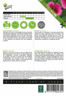 Buzzy® zaden - Trechtermalva Red Queen - afbeelding 2