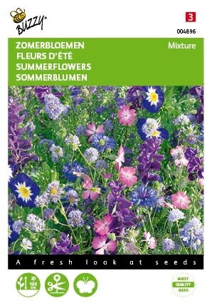 Buzzy® zaden - Zomerbloemen Blauwe Tinten - afbeelding 1