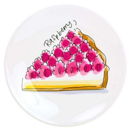 Cake Plate 18 cm - Raspberry
