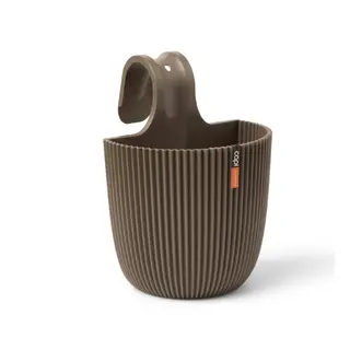 Capi Balkonbak Bol Groove 21 x 28 cm - Taupe