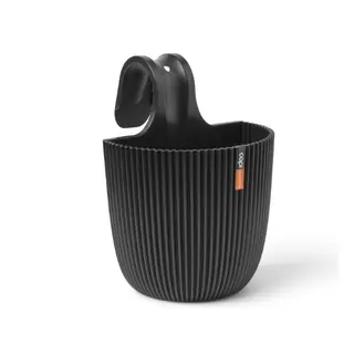 Capi Balkonbak Bol Groove 21 x 28 cm - Zwart
