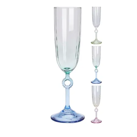 Champagne Glas 150ml - Keuze uit 3 kleuren