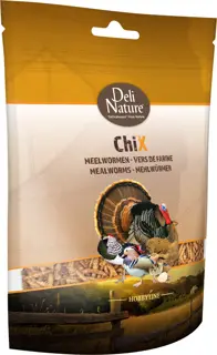 Chix Meelwormen 200g - Deli nature - afbeelding 1
