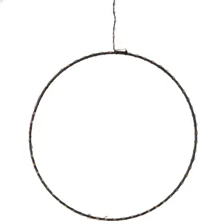 Cirkel hangend met LED verlichting 105led warm wit Ø30cm  - afbeelding 3
