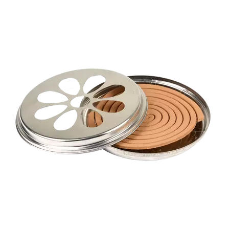 Citronella spiralen in zinken houder | 10 stuks