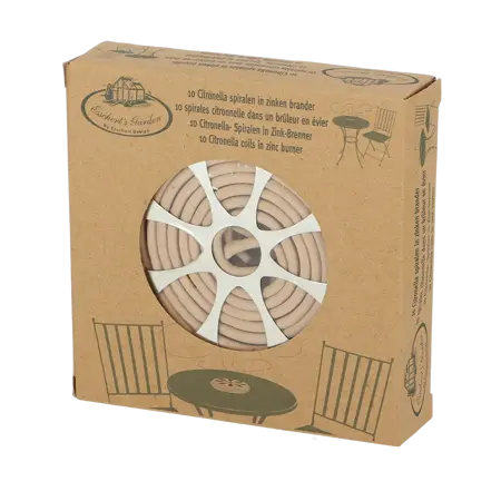 Citronella wierook met houder - 10 spiralen - afbeelding 6
