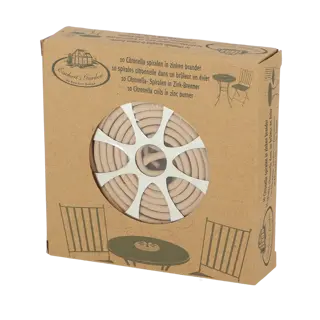 Citronella wierook met houder - 10 spiralen - afbeelding 6