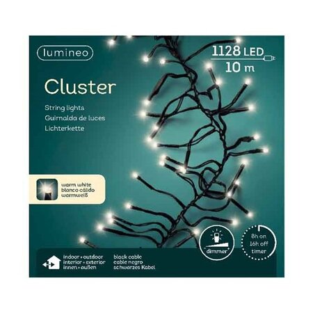 Clusterverlichting - 1128 lampjes - Warm wit