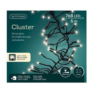 Clusterverlichting - 768 lampjes - Warm wit