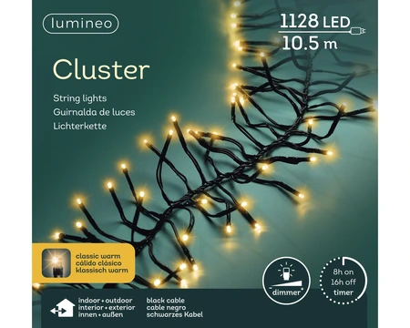 Clusterverlichting - Lumineo - 1128 lampjes klassiek warm - afbeelding 6