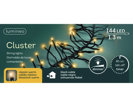 Clusterverlichting - Lumineo - 144 lampjes klassiek warm - afbeelding 7