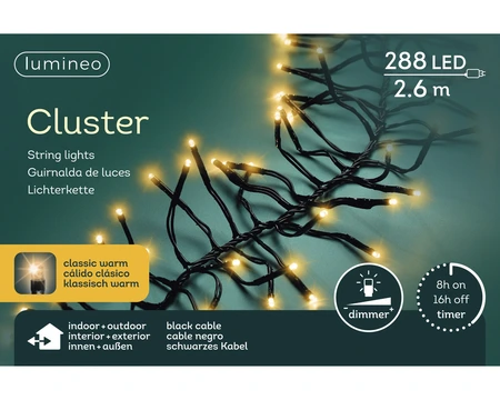 Clusterverlichting - Lumineo - 288 lampjes klassiek warm - afbeelding 6