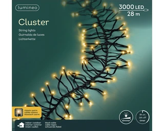 Clusterverlichting - Lumineo - 3000 lampjes klassiek warm - afbeelding 6