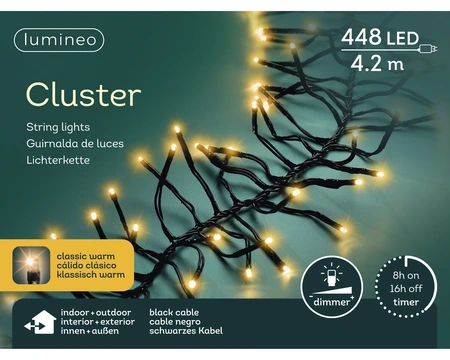 Clusterverlichting - Lumineo - 448 lampjes klassiek warm - afbeelding 6