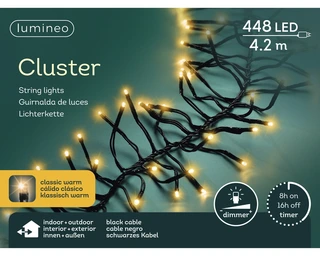 Clusterverlichting - Lumineo - 448 lampjes klassiek warm - afbeelding 6