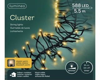 Clusterverlichting - Lumineo - 588 lampjes klassiek warm - afbeelding 7