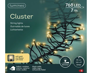 Clusterverlichting - Lumineo - 768 lampjes - Soft Gold - afbeelding 5