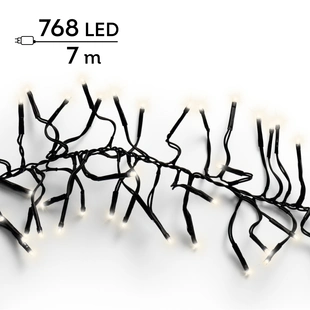 Clusterverlichting - Lumineo - 768 lampjes warm wit