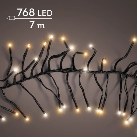 Clusterverlichting - Lumineo - 768 lampjes warm wit/klassiek warm - afbeelding 2