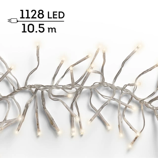 Clusterverlichting - Lumineo - Snoer Transparant - 1128 lampjes warm wit - afbeelding 1