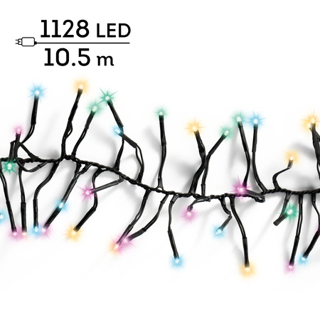 Clusterverlichting Twinkle - Lumineo - 1128 lampjes soft multi color - afbeelding 1