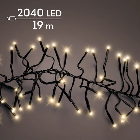 Clusterverlichting Twinkle - Lumineo - 2040 lampjes soft gold - afbeelding 2