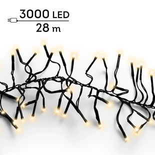Clusterverlichting Twinkle - Lumineo - 3000 lampjes soft gold