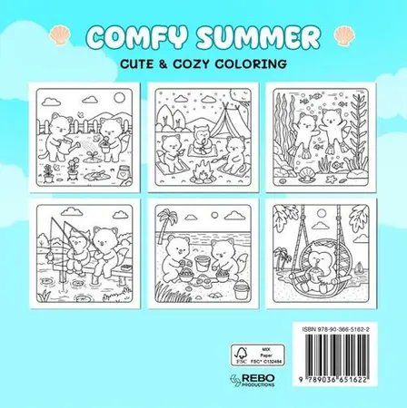 Comfy Summer - Cute & Cozy Coloring