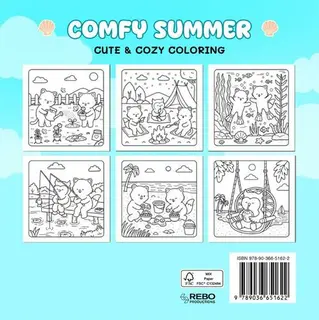Comfy Summer - Cute & Cozy Coloring