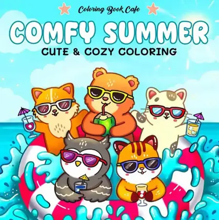 Coloring Book Cafe - Comfy Summer