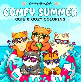Coloring Book Cafe - Comfy Summer