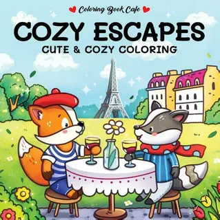 Coloring Book Cafe - Cozy Escapes
