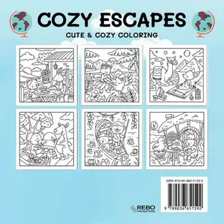 Coloring Book Cafe - Cozy Escapes - afbeelding 2