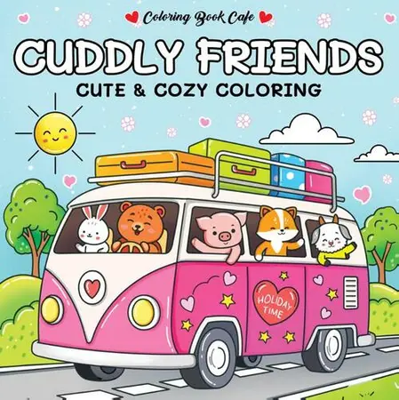 Coloring Book Cafe - Cuddly Friends - afbeelding 1