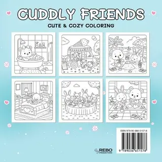 Coloring Book Cafe - Cuddly Friends - afbeelding 2