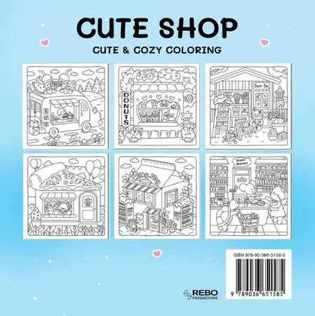 Coloring Book Cafe - Cute Shop - afbeelding 2